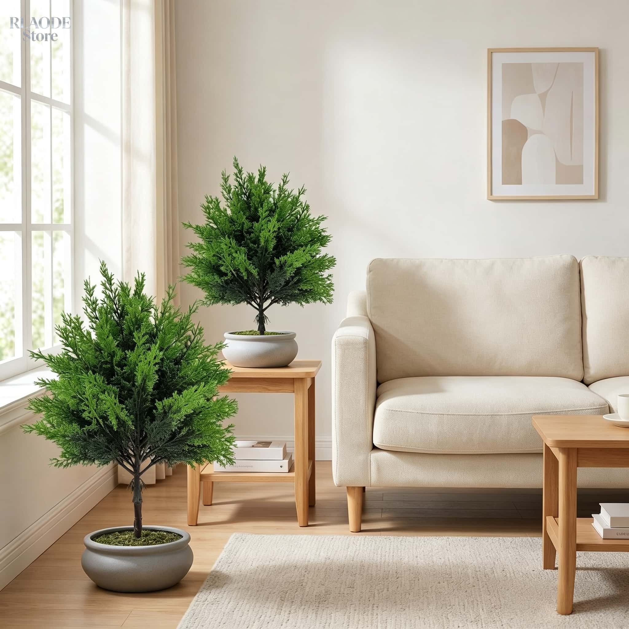 2pcs Outdoor Artificial Greene - огляд і ціна Fiddle Leaf Fig