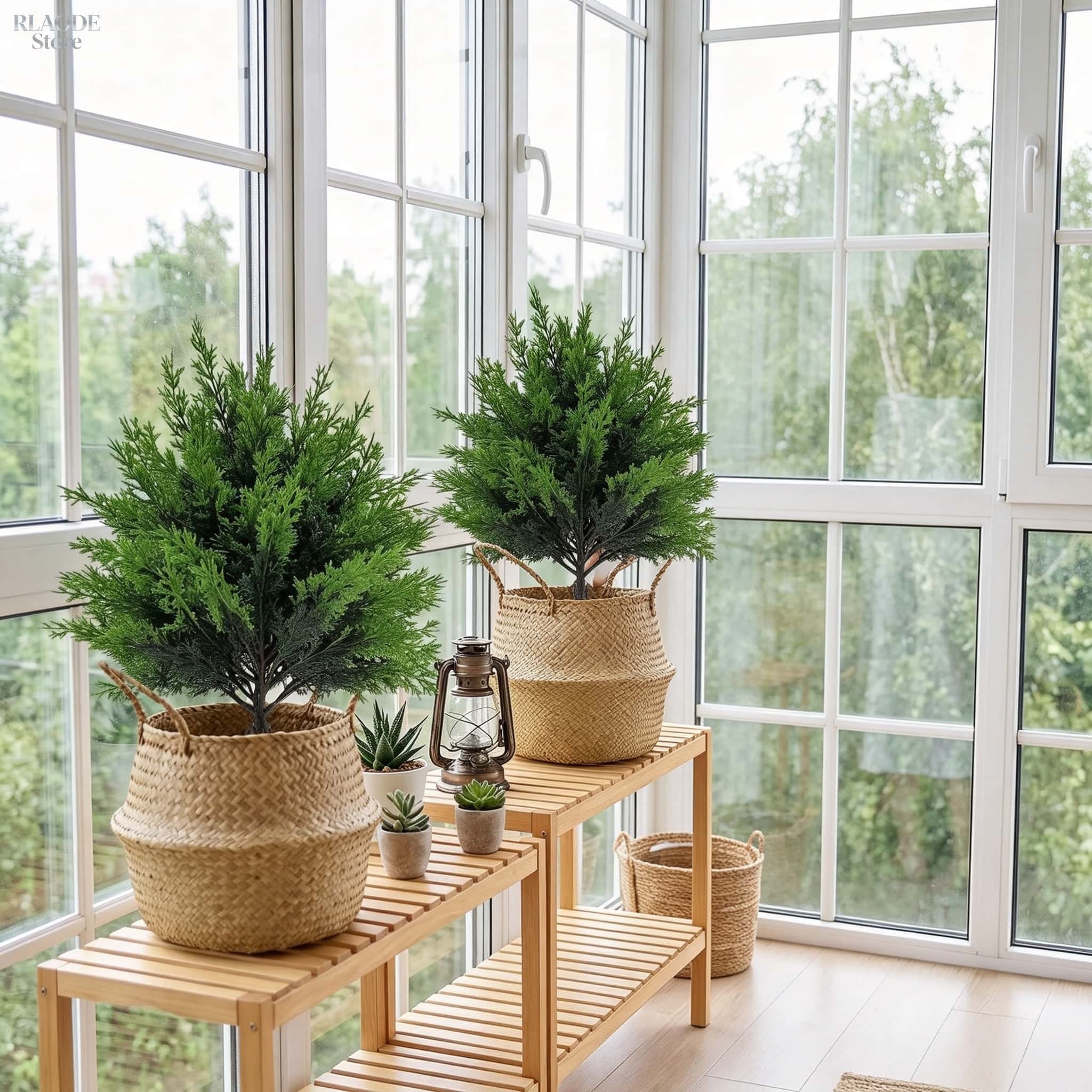 2pcs Outdoor Artificial Greene - огляд і ціна Fiddle Leaf Fig