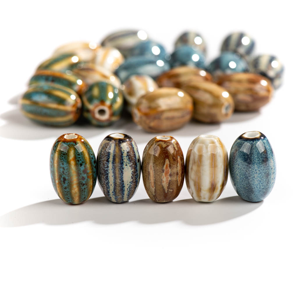 21#5pcs Retro Color Oval Shape - огляд і ціна Snake Plant Ceramic
