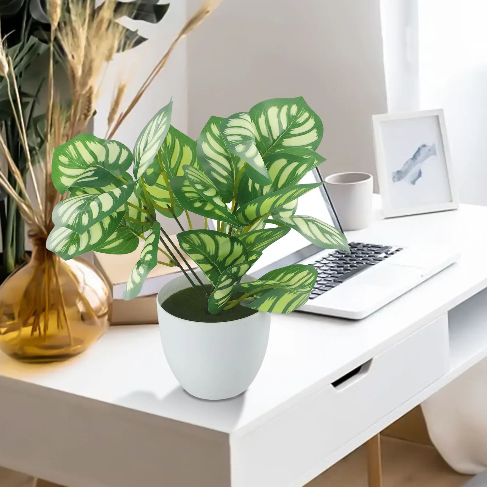 1PC Artificial Foliage Plant P - огляд і ціна Snake Plant